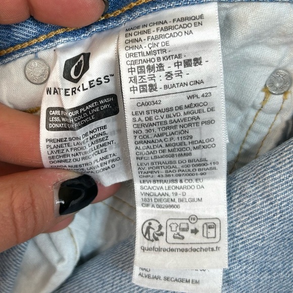 Levi's® Premium 501® '90S WOMEN'S CHAPS Size 28x32 - Picture 14 of 16